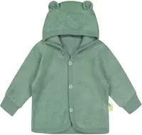 Hanorac cu urechiușe pentru bebeluși Bio Baby - 86 сm, 12-18 luni, frotir verde