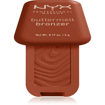 NYX Professional Makeup Buttermelt Bronzer autobronzant culoare 7.5 Butta Match 5 g