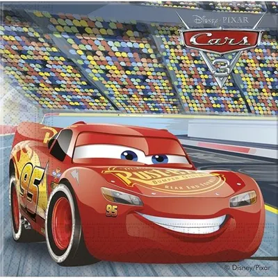 Servetele petrecere cars 33x33 cm Procos PR87799