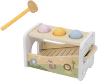 Jucărie din lemn 2 în 1 Viga Toys PolarB - Xilofon cu bile și un ciocan