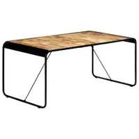 vidaXL Masă de bucătărie, 180x90x76 cm, lemn masiv de mango nefinisat