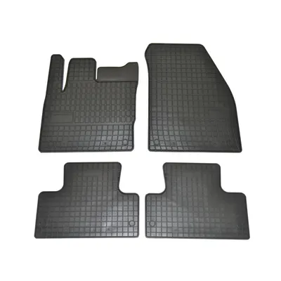 Set covorase auto din cauciuc Range Rover Evoque 2011-2018 culoare Negru, presuri FROGUM, 4 buc.