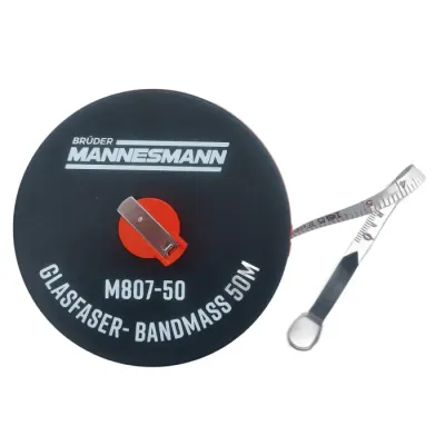 Ruleta masurare din fibra de sticla Mannesmann 807-50, 50 m