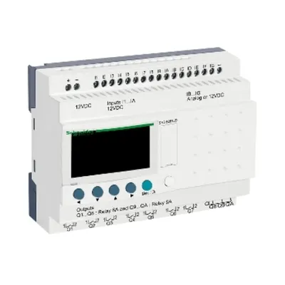 Releu Inteligent Modular Zelio Logic, 26 I O, 12V C.C., Ceas, Afisaj