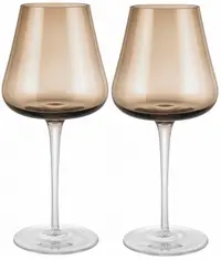 Set 2 pahare de vin Blomus - Belo, 400 ml, maro