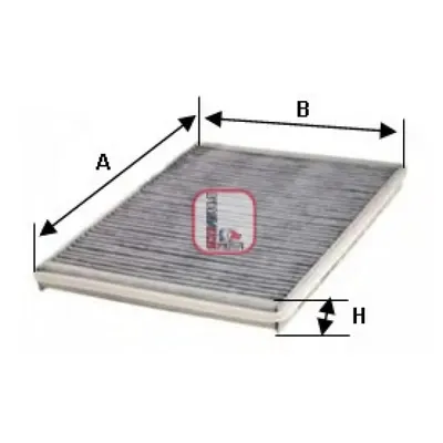 Filtru, aer habitaclu SOFIMA S 4102 CA