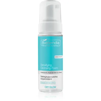 Bielenda Professional Oxy Glow spuma de curatare ce ofera stralucire cu efect detoxifiant 160 ml