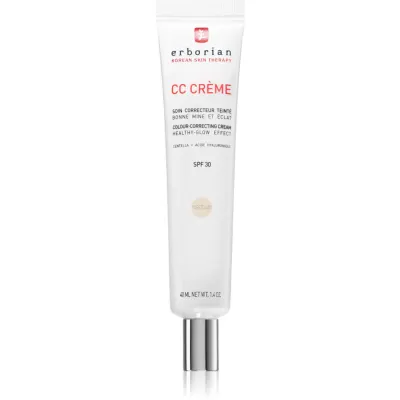 Erborian CC Crème Centella Asiatica Crema CC pentru un ten uniform SPF 30 culoare Porcelain 40 ml