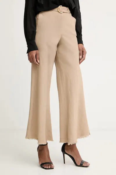 Pinko pantaloni evazați pentru femei, cu in