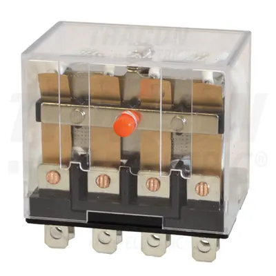 Releu miniaturizat de putere RL14-24DC 24V DC / 4×CO (10A, 230V AC / 28V DC)
