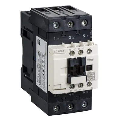TeSys D contactor - 3P(3 NO) - AC-3 - <= 440 V 50 A - 220 V AC 50/60 Hz coil