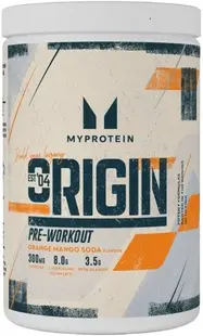 Origin Pre-Workout, portocală și mango, 600 g, Myprotein