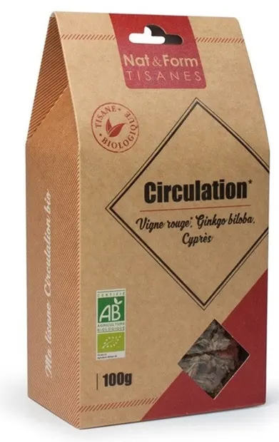 Infuzie pentru circulație sanguină bună, 100 g, Nat&Form