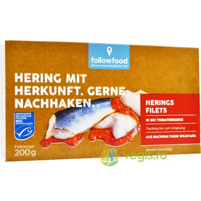 File de Hering in Sos de Tomate 200g