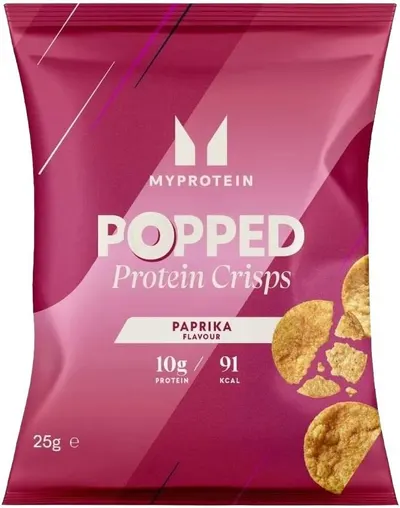 Popped Protein Crisps, paprika, 25 g, Myprotein
