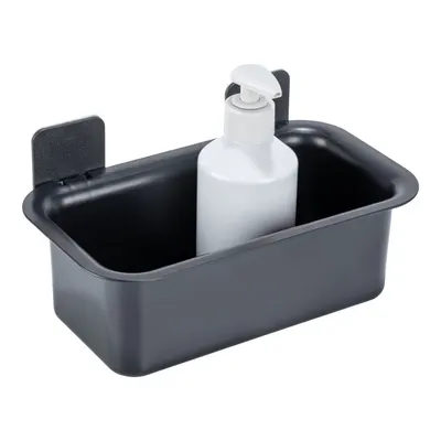 Raft pentru baie negru autoadeziv din plastic Parma – Allstar