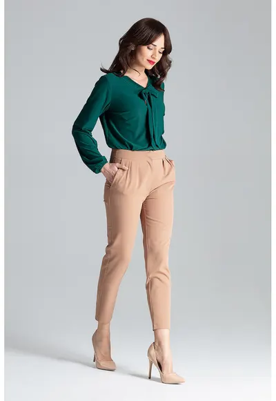Pantaloni dama Varena maro deschis - Maro
