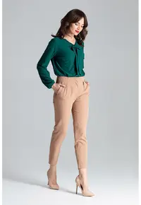Pantaloni dama Varena maro deschis - Maro