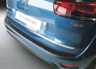 Protectie Bara Spate Compatibila Citroen C4 Picasso 2013-2022 Hatchback (Negru)