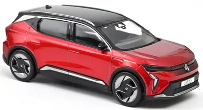 Model de colecție NOREV Modern: Mașini - Renault Scenic E-Tech 100% Electric (2024) (Flame Red and Black)