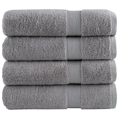 Gossi prosoape de maini premium solund 4 buc gri 50x100cm 600gsm