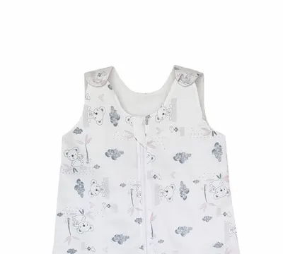 Sac de dormit copii 1.5 tog Somnorosul koala roz din bumbac 110 cm