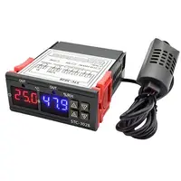 Termostat de umiditate si temperatura 230V STC-3028