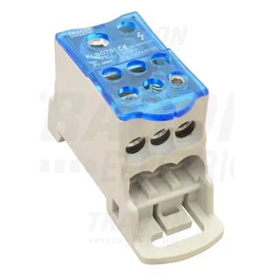 Clema sir distributie, fixare pe sina, constructie deschisa FLSO70 1×70(50)mm2 / 6×25(16)mm2, 1000VAC/DC, 160A