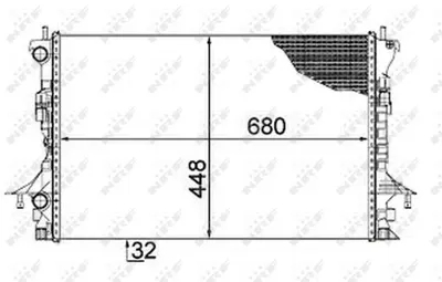 Radiator apa racire motor RENAULT ESPACE IV, LAGUNA II 1.9D 2.0D 2.2D dupa 2005
