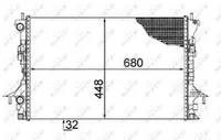 Radiator apa racire motor RENAULT ESPACE IV, LAGUNA II 1.9D 2.0D 2.2D dupa 2005