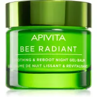 Apivita Bee Radiant Night Gel-Balm gel balsam detoxifiant pentru noapte și netezire 50 ml