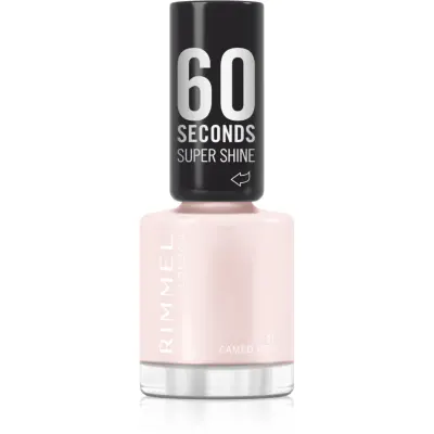 Rimmel 60 Seconds Super Shine lac de unghii culoare 108 Cameo Rose 8 ml