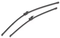 Set stergatoare parbriz VALEO SILENCIO X.TRM FLAT BLADE SET 574385, lungime 600 mm, 475 mm, fara carcasa, cu spoiler