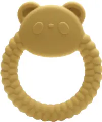 Dispozitiv de dentitie din silicon Lorelli Premium - Panda, Yellow