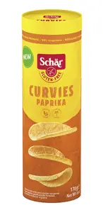 Chipsuri fara gluten cu paprika, 170g, Schar