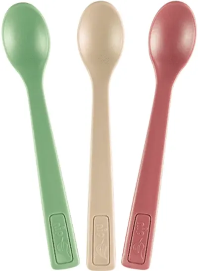 Set de tacâmuri NIP Eat Green - Multicolor, 3 bucăți