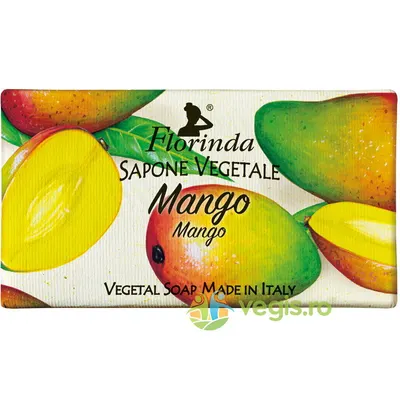 Sapun Vegetal Florinda cu Parfum de Mango 100g
