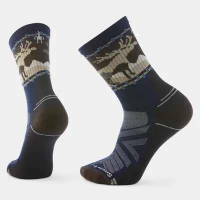 Șosete Merino hiking Smartwool Hike Mountain Moose - bleumarin Deep Navy | Crew…