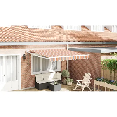 Gossi marchiza retractabila automata cu dungi multicolore 350x250 cm