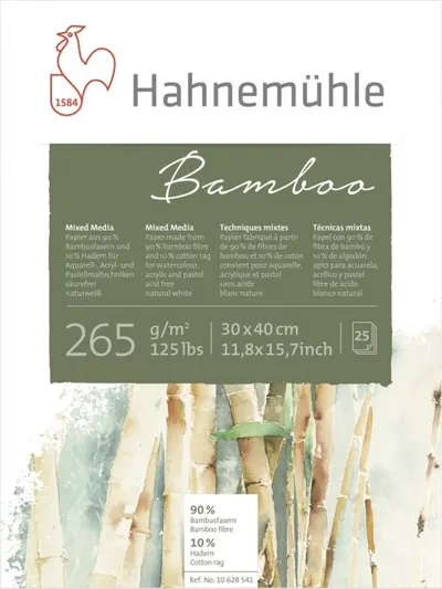 Bloc de schițe Hahnemuhle Bamboo - 30 x 40 cm, 25 de coli