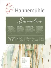 Bloc de schițe Hahnemuhle Bamboo - 30 x 40 cm, 25 de coli