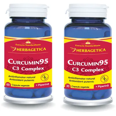 Pachet Curcumin 95 C3 Complex 60cps+30cps