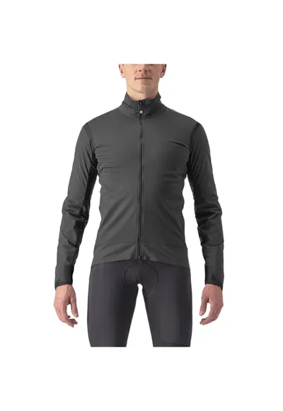Jacheta ciclism barbati Alpha Ultimate Insulated - impermeabila respirabila - antracit - Gri
