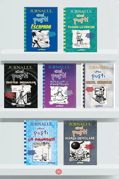 Pachet Seria Jurnalul unui puști II (Incomplet) - Hardcover - Jeff Kinney