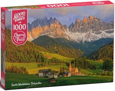 Puzzle Cherry Pazzi din 1000 de piese - Vedere spre Dolomiti