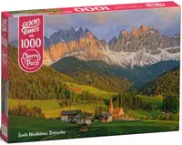 Puzzle Cherry Pazzi din 1000 de piese - Vedere spre Dolomiti