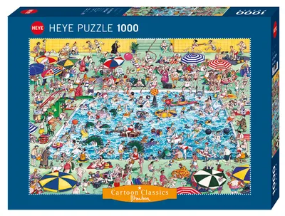 Puzzle Heye din 1000 de piese - Linisteste-te!, Roge Blachon