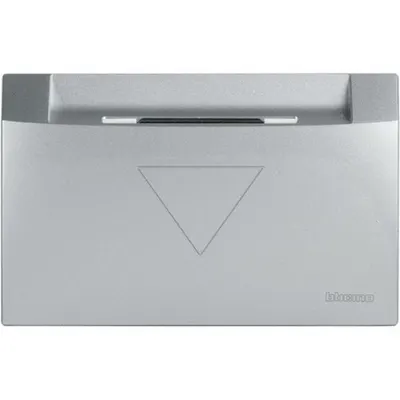 Capac ornamental pentru Intrerupatorul cu cartela Axolute - Aluminiu