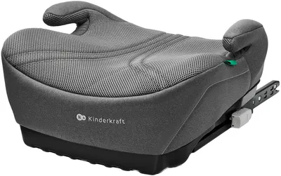 Scaun auto booster KinderKraft - I-Boost 2 Pro, IsoFix, i-Size, 125-150 cm, Grey