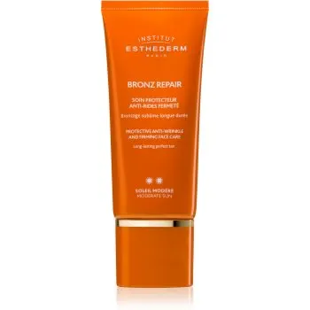 Institut Esthederm Bronz Repair Protective Anti-Wrinkle and Firming Face Care cremă facială antirid pentru fermitate protectie medie impotriva razelor UV
